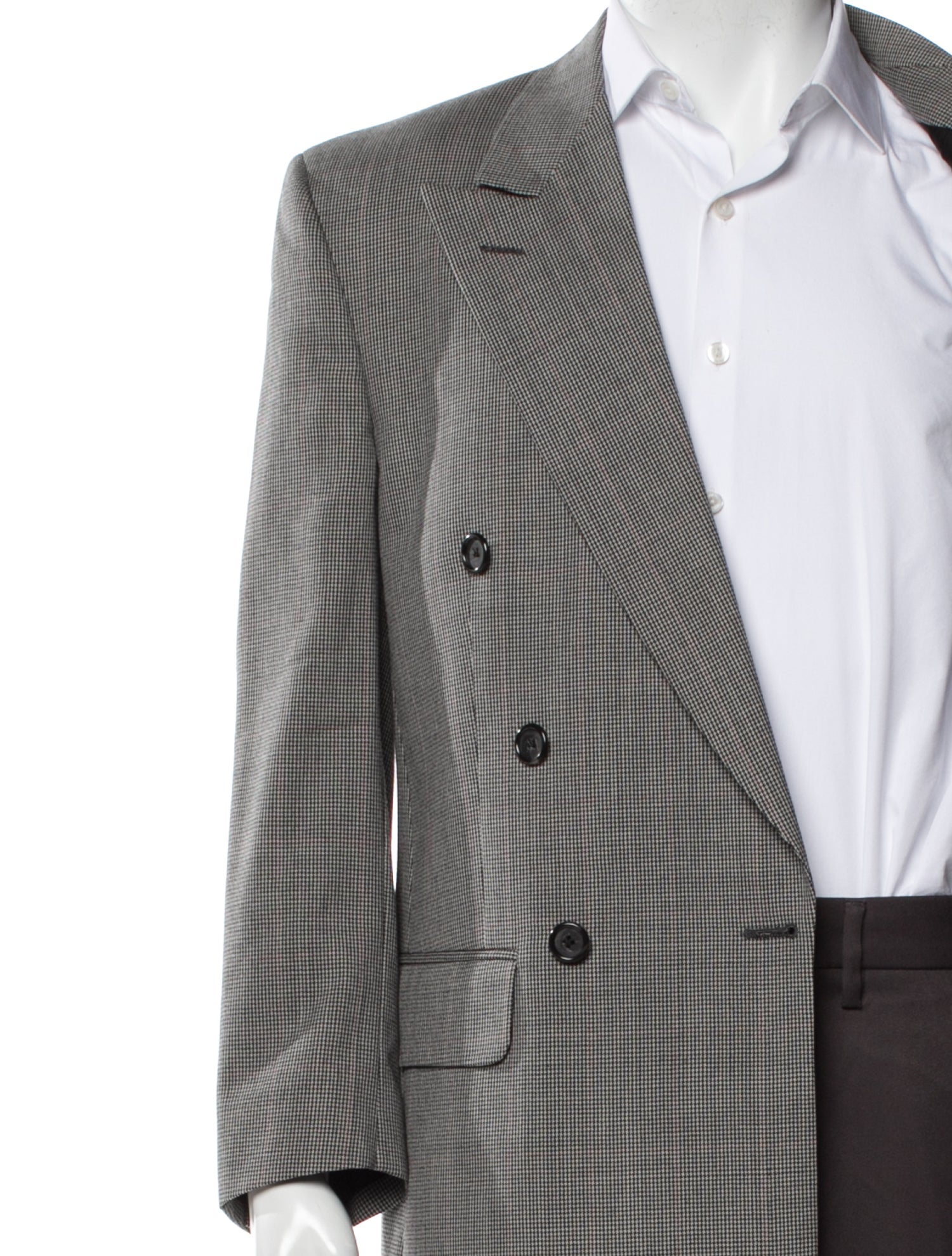 Burberry's Three Button Patterned Blazer